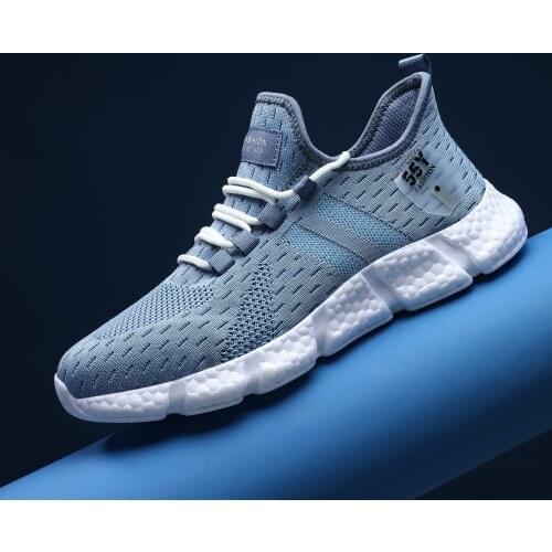 Large Size Mens Shoes Summer Mesh Breathable Sports Shoes Lightweight Fashion Running Shoes Casual Shoes