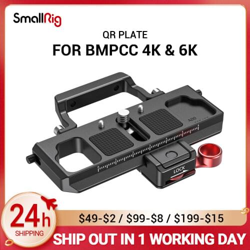 SmallRig DSLR Camera Quick Release Plate Offset Kit for BMPCC 4K & 6K & Ronin S Crane 2 Moza Air 2 Gimbal 2403