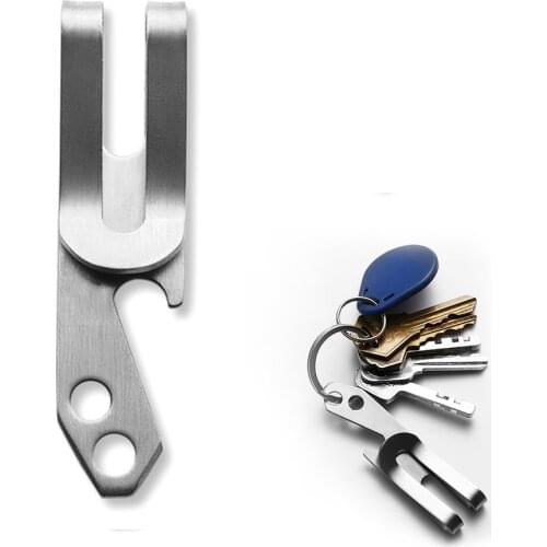 New Metal Men Money Clip Pocket Holder Wallet Stainless Steel Bottle Opener Key Chain Multifunctional Money Clip