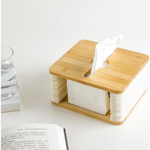 Wonderlife Baffect Desktop Tissue Box Creative Organ Shape Paper Towel Dispenser Home Organizer Bamboo Napkin Storage Box Ideal
