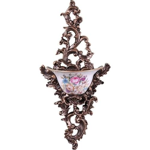 Luxury Nordic Vase Flower Pot Wall Decoration Retro Art Large Vase Creative Vases Modern Home Living Room Decoration Gifts Ideas