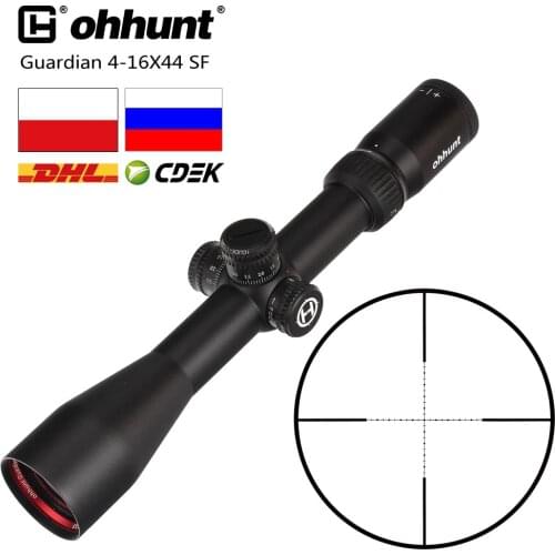 Ohhunt Guardian 4-16X44 SF Tactical Sniper Optical Sights 1/2 Half Mil Dot Side Parallax Hunting Riflescope for Shooting Rifle