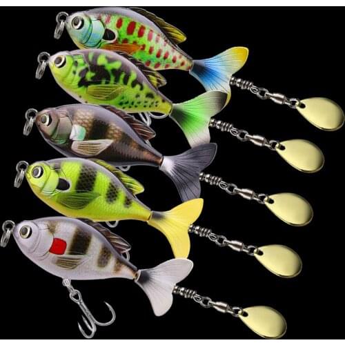 WALK FISH 16.5G/6CM Winter Ice Fishing Lure Jig VIB Spinner Floating Pencil Wobbler Propeller Rotating Tractor Fishing Tackle
