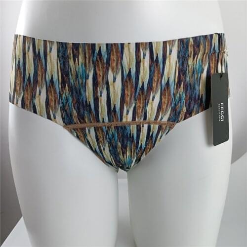 Women Period Panties 4 Layers Women Period Underwear Menstrual Absorbent leak Proof Printed 2021 new Silk Washable EECCI Brand