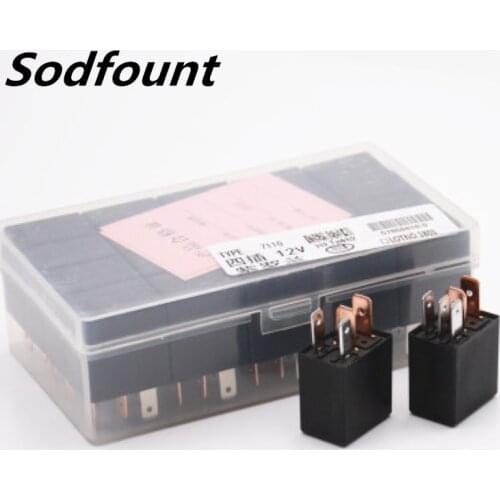 1pcs 12V/24V 4pin 5pin General purpose small car relay 40a vehicle modification relay