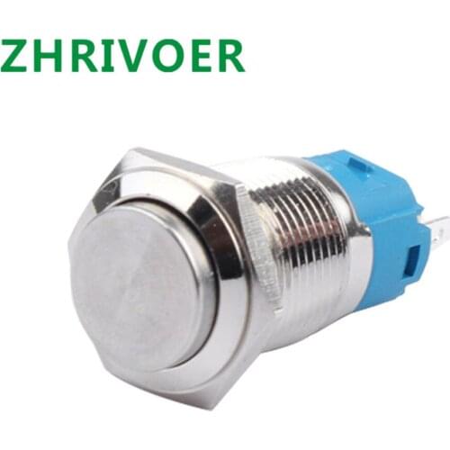 1pcs 16mm Metal Push Button Switch Self-locking/Latching Self-reset/Momentary Car / Computer / Doorbell Modification NO/NC