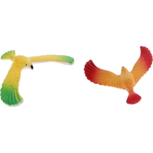 2pcs Nature Gravity Pyramid Balance Bird Eagle Kids Educational Toy(Color Random)