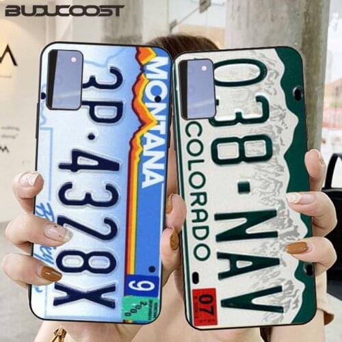 Supernatural Funny License Plate Number Phone Case For Samsung Galaxy S10 Plus S10E S6 S7 S8 S9 Plus S10lite S20 Plus S20 Ultra