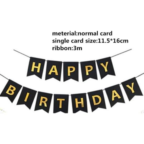 Baby Birthday Banner Flag Monthly ONE Year Bunting Garland Baby Shower Boy Girl First Happy Birthday Party Decorations Kids