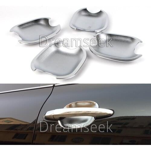 For Toyota Highlander Camry Avalon Tacoma Door Handle Bowl Cup Cover ABS Chrome Trim