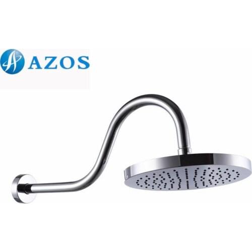 Bathroom Shower Sets 8-Inch Rainfall Shower Head with Stainless Steel Shower Arm, Chrome/Brushed 2 Color LYTZ007