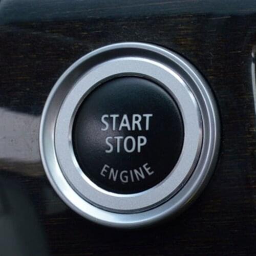 Aluminum alloy Engines for car Start Stop ring finish key ignition ring for BMW E90 E92 E93 3 series 318 320 325i 2005-2012