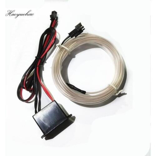 Haoyuehao Air lamp inside LED car air lamp EL cold light belt inside LED car cold light clip decorative lamp 5M