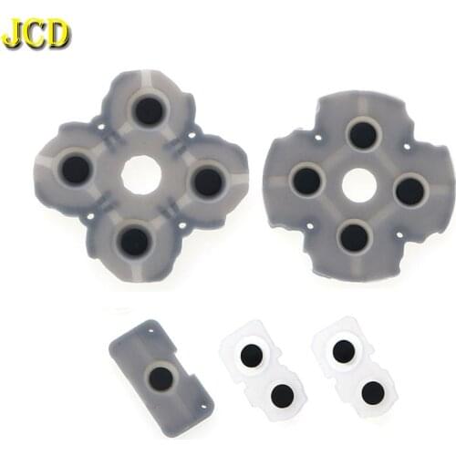 JCD Soft Rubber Game Handle Button for Sony PS5 Dual Sense Game Controller Silicone Conductive Adhesive D-pad Cross Key L1R1 Key