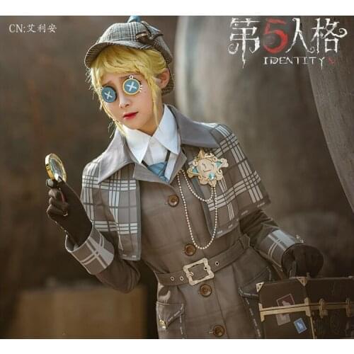 Game Identity V Emma Woods Cosplay Costumes The First Anniversary Gardener Miss The Truth British Style Detective Uniform Suit