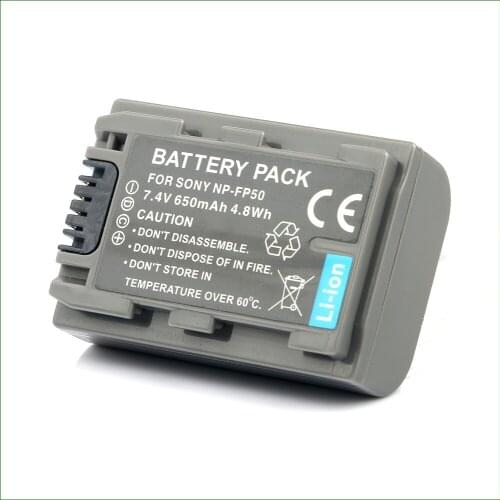 LANFULANG NP-FP50 NP FP50 P Series Actiforce Hybrid InfoLithium Battery for Sony Camcorders HDR-HC3 DCR-SR100 DCR-HC85 DCR-HC94