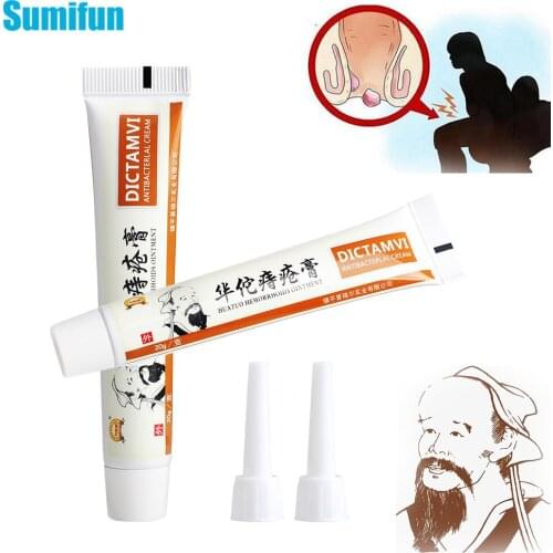 25g Hemorrhoids Piles Ointment Internal External Anal Fissure Shedding Pain Relief Treatment Cream Medical Herbal Plaster P1231