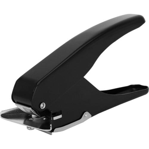 Metal 5mm R5 Round Hole Punch ID Business Credit Card Photo Paper Puncher Plier