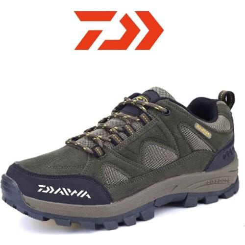 Dawa New Men Climbing Shoes Non Slip Hiking Shoes for Men Waterproof Trekking Sneakers Man Fishing Camping Shoes Hunting Boots