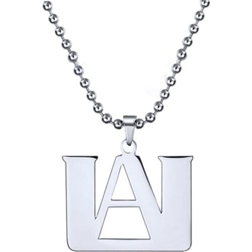 Anime My Hero Academia Stainless Steel Necklace Cosplay Accessories