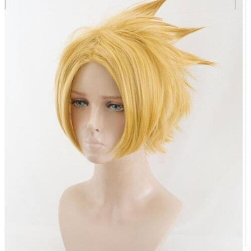NEW High Quality Kaminari Denki Cosplay Wig My Hero Academy Play Costume Halloween Hair Wigs