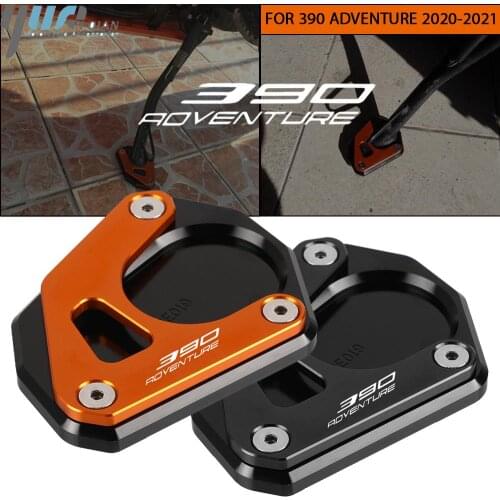 For 390 ADVENTURE 390 Adv 390ADVENTURE 2020-2021 Motorcycle Kickstand Foot Side Stand Extension Pad Support Plate Enlarge Stand