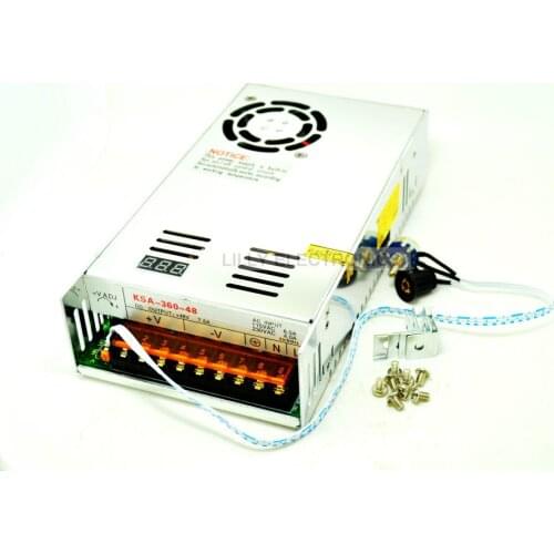 Adjustable DC 0-48V Dedicated Power Supply 200W/300W High Speed Air Cool Spindle