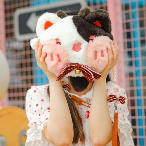 Cute Plush bag plush doll backpack women shoulder bag lolita uniform bags 01-SB-mrbbxk