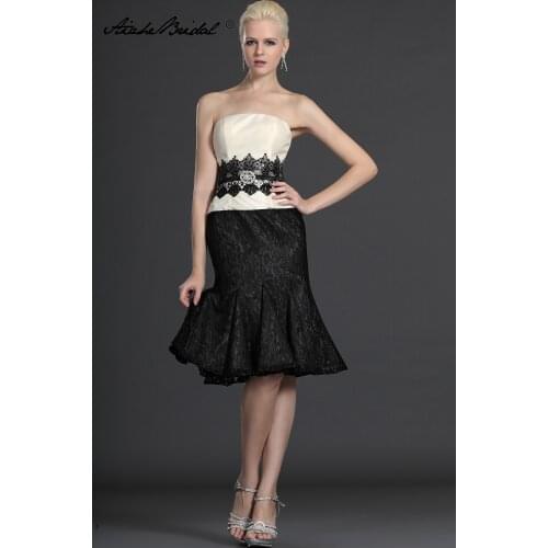 Wedding Party Dress Short Mother Of The Groom Dresses Strapless Mother of the Bride Dress with Jacket