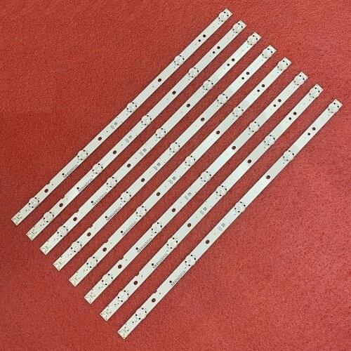 8 PCS/set LED backlight strip for Panasonic 49 WC1313 TX-49DS500E TX-49DS500B TX-49DSW504S TX-49ES400E TZLP151KHAB6 TZLP151KHAB1