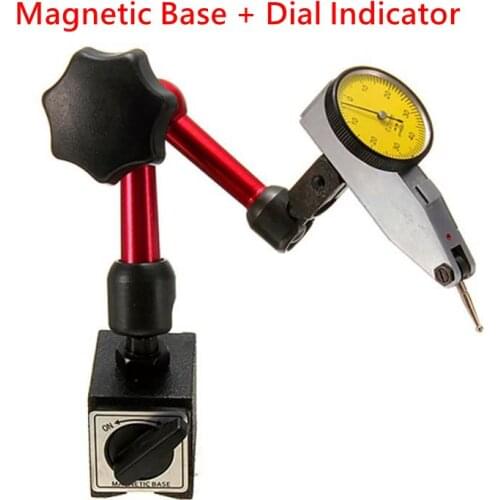 Universal Mini Flexible Dial Test Indicator Magnetic Base Holder Stand Magnetic Correction Gauge Stand Dial Test Indicator Tool