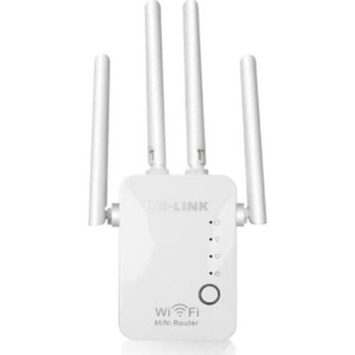 PIX-LINK 300Mbps Signal Amplifier Four Antenna Router Wifi Repeater Wireless Router Extender