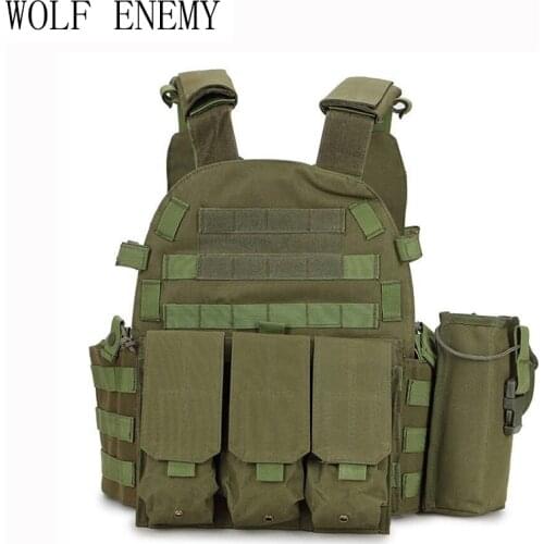Military Tactical Vest Wargame Body Molle Hunting Vest CS Outdoor Mens Vest with Hydration Pocket Holder Camouflage Waistcoat