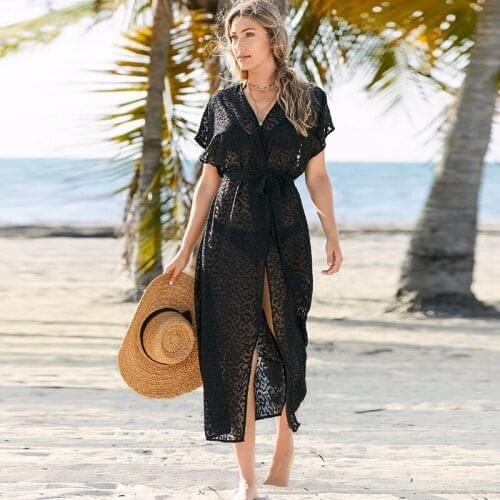 Womens Swimwear Cover Ups Sexy Open Front Beach Bikini Swimsuit Kimono Cardigan Long Flowy Beachwear