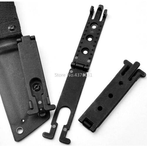 1Piece MOLLE-LOK Scabbard K Sheath Waist Clip System Scabbard Back Clip KYDEX Scabbard Carrying Clip K Sheath MOLLE Buckle