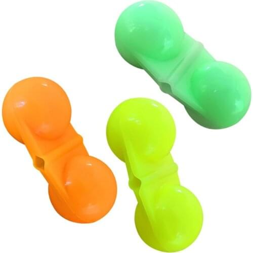 10Pcs Double Fishing Ring Beads Luminous Card Line Bell Plastic Tool Built-in 2 Ring Beads Fishing Accessories