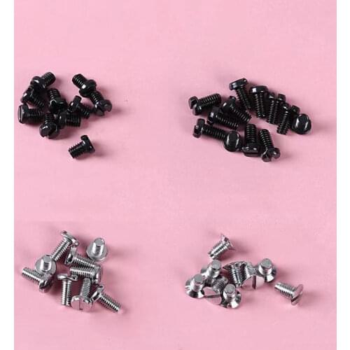 10PCS Flat Needle Plate Screws Presser Foot Nails Dental Screw Needle Mounting Screws DIY Sewing Machine Accessories