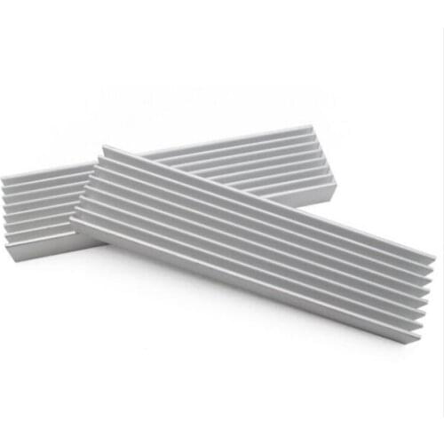 FREE SHIPPING 240mm*76mm Aluminium Heatsink LED Heatsink For High Power Aquarium Lamp Cooling