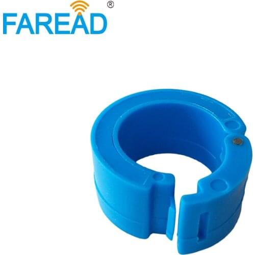 Free shipping x100pcs ABS 860-960MHz ISO18000-6C Inter diameter 20mm UHF Electronic Pigeon Ring race foot ring tag