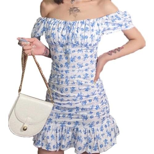 Летние платья с открытыми плечами BOXDAQ China At AliExpress