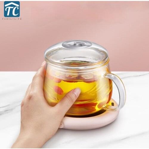 Tea Set Heating Coaster Constant Temperature Cup Heater Insulation Pad Quick Heater Mini Home Office Supplies Warm Tea Base