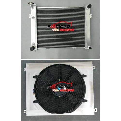 Aluminum Radiator+Shroud + FAN For 1993-1997 Jeep Grand Cherokee 4.0L L6 AT/MT 94 95 96