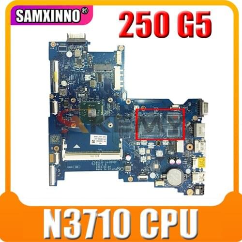 For CPU N3710 DDR3 BDL50 LA-D702P Motherboard HP 250 G5 15-AY 854943-001 854943-601 Laptop Motherboard 100% Test Work