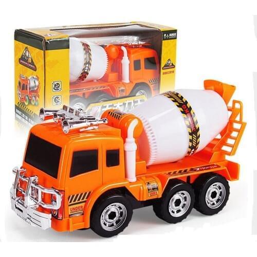Electric Light Music Mixer Car Multi-function Simulation Vehicle Truck Model Toys for Boys Children Interactive
