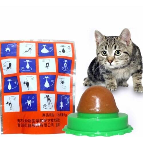 Cat snacks catnip sugar Candy Licking Nutrition Gel Energy Ball Safe Toy Pet Supplie Fixed Candy Cute Cat Toy
