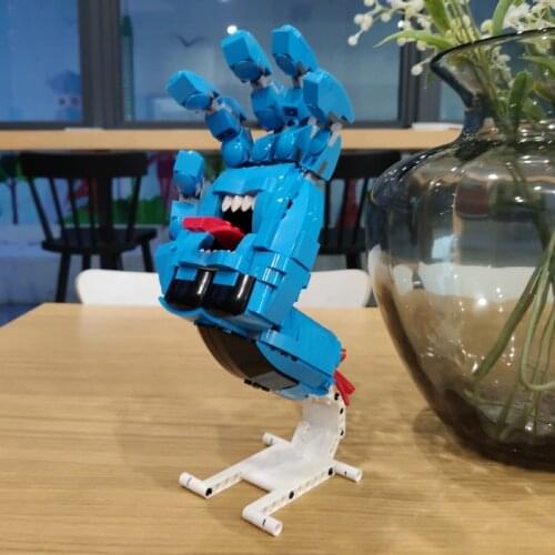 Moc Creator Screaming Hand Monster Childrens Diy Building Block Model Toy Monster Hand Building Block Mold Childrens Toys Gift