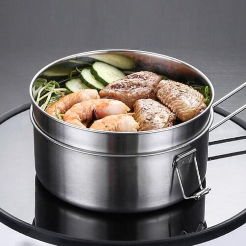 Stainless Steel Lunch Box with Compartments School Accessories Food Container Picnic Bento Box For Microwave Kitchen Supplies