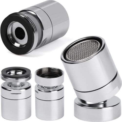 Brass Water Saving Tap Faucet Aerator Sprayer Sink Aerator 360-Degree Flexible Swivel Tap Nozzle Connector Home Kitchen Hardware