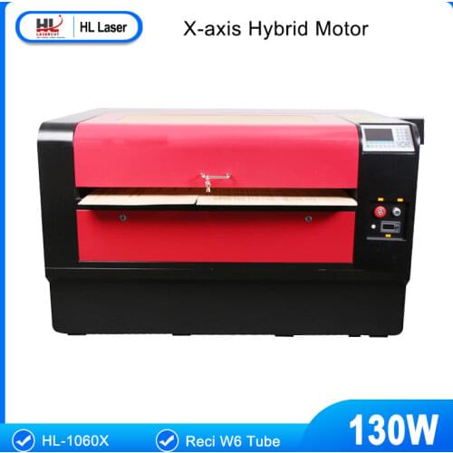No Tax Ship for EU/US New 130W CO2 Laser Engraver Cutter Machine with RUIDA 6445 Autofocus 1000x600mm