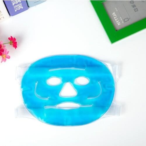 Ice Face Mask Cold Ice Gel Mask Fatigue Relief Relaxation Patches Face Mask Care Remover Pad Circles Pad Dark H5U6